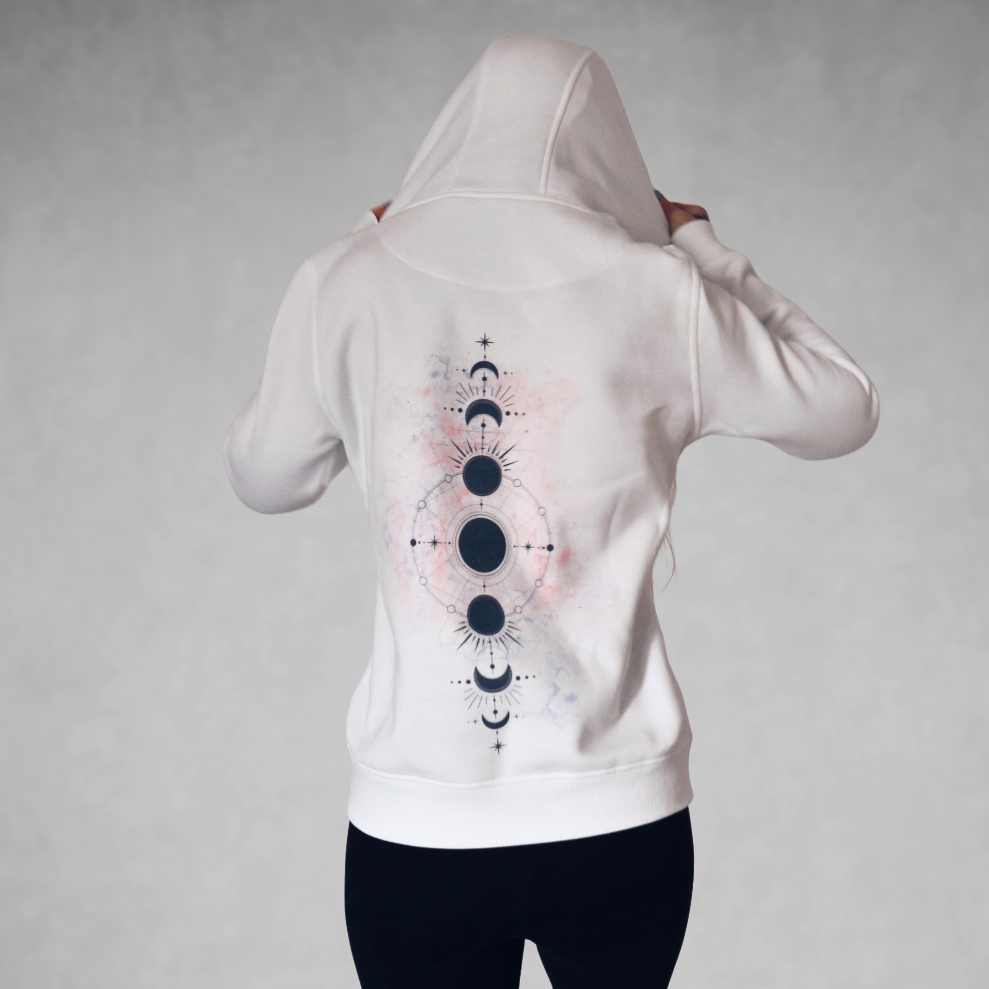 move · release · reset Mondphasen Hoodie – Bild 5